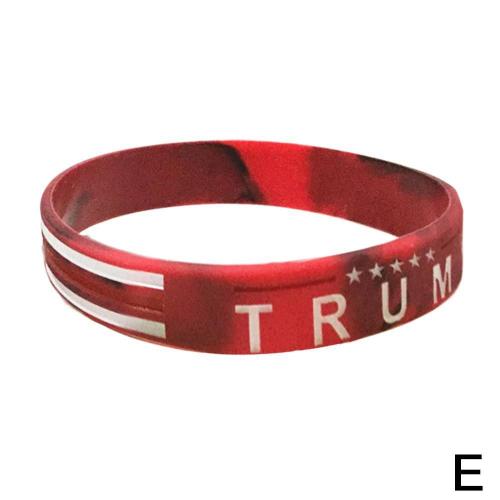 Black 1-100x Trump 2024 Bracelets En Silicone Faveur De Fete Garder Lamerique Grand Bracelet J4s2 Red Black