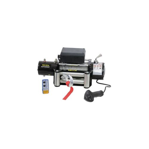 Autobest Treuil Électrique 4x4 12 V - 5,9t - Câble Acier 25 M