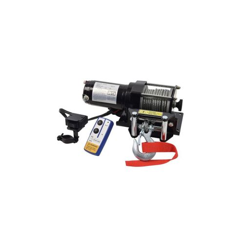Autobest Treuil Électrique 4x4 12 V - 1,36t- Câble Acier 9 M