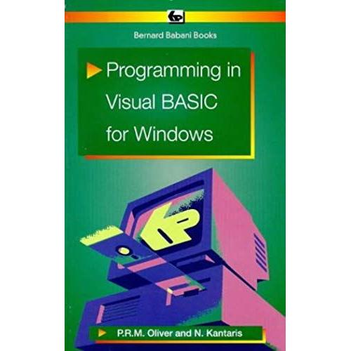 Programming In Visual Basic For Windows (Bp)