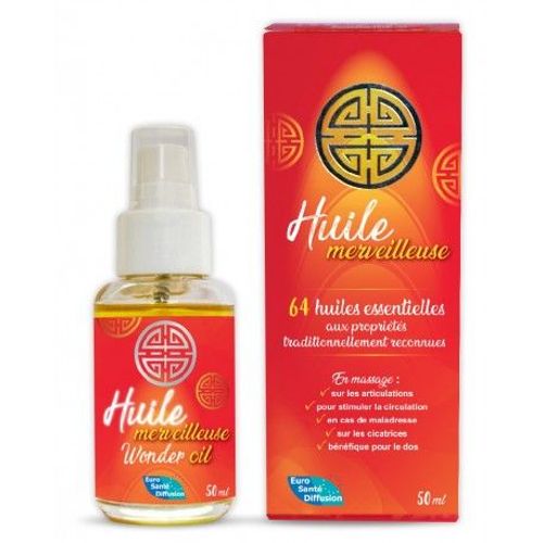 Huile Merveilleuse - 64 Huiles Essentielles - 50 Ml 