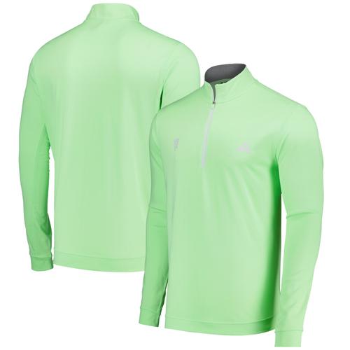 Sweat-Shirt À 1/4 Zip Elevated Manchester United Adidas - Vert - Hommes