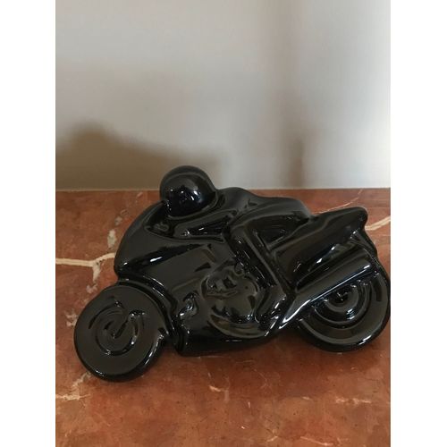 Rare Vide Poche Vase Moto Vintage Céramique J.C Peiré France Années 1970 1980 