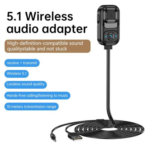 Adaptateur Audio Sans Fil Lossless, Transmission Rapide, Plug Play, Bluetooth 5.1, Récepteur Audio Pour Amplificateur