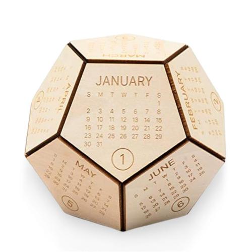 Calendrier De Football En Bois 2022, Décoration De Table, Fournitures Quotidiennes, Cadeau De Pendaison De Crémaillère