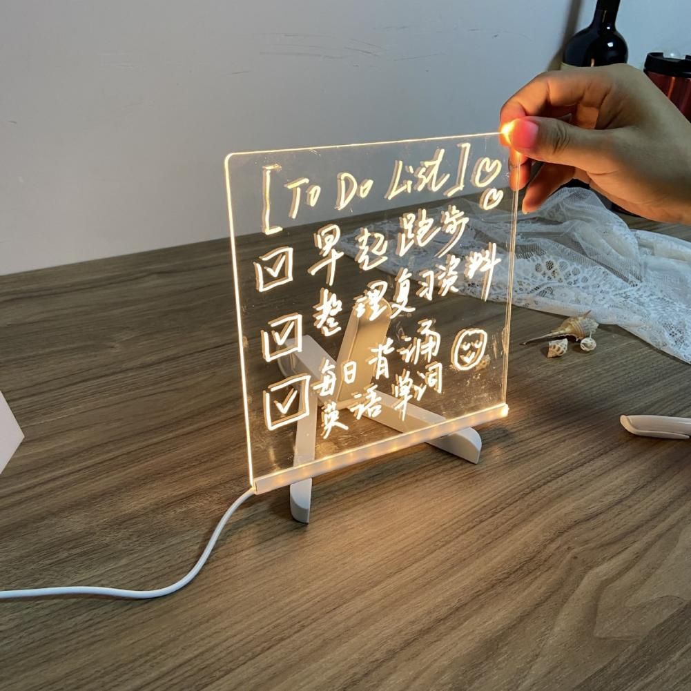 Tableau De Messages Lumineux Rglable, Transparent, Style Co... - 3
