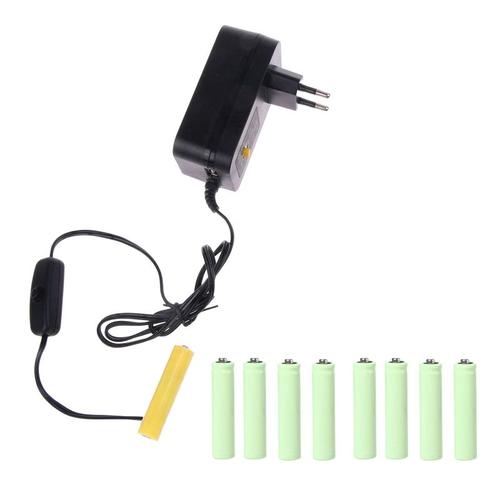 Adaptateur D'alimentation À Tension Réglable, Usb Ac-Dc + 3v-12v, Factice Aaa Pour Appareil Photo, Ventilateur De Bande Lumineuse Led, Jouet Et Plus