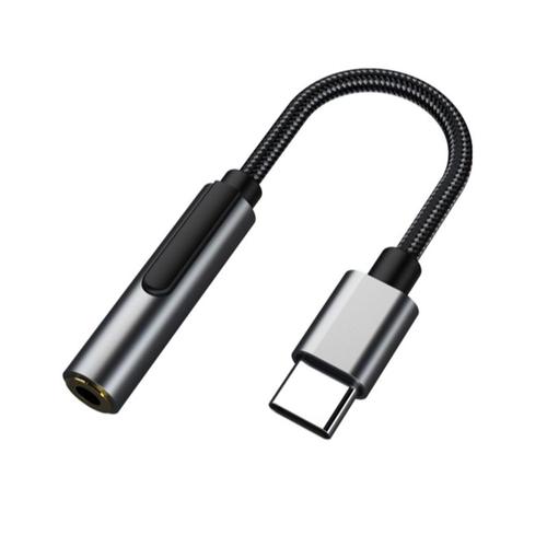 Adaptateur de Type C à 3.5mm, câble adaptateur de Type C à 3.5mm pour prise de casque