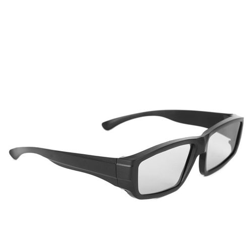 Lunettes Noires Polarisées 3d, Polarisées Et Passives, Compatible Avec La Télévision 3d Polarisée Et Le Cinéma Real D