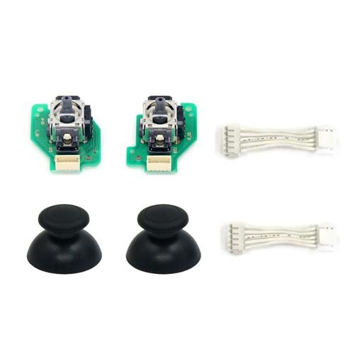 Module De Capteur De Réparation De Pouce De Joystick Analogique 3d L R Avec Kit Cbale Pour Manette De Jeu Wii U Wiiu