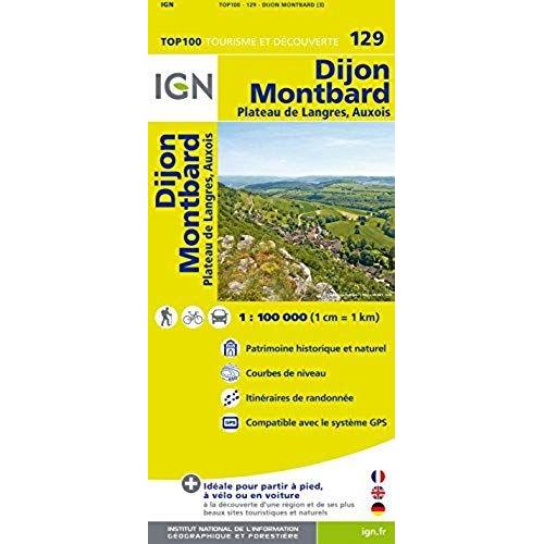 Ign 1 : 100 000 Dijon - Montbard