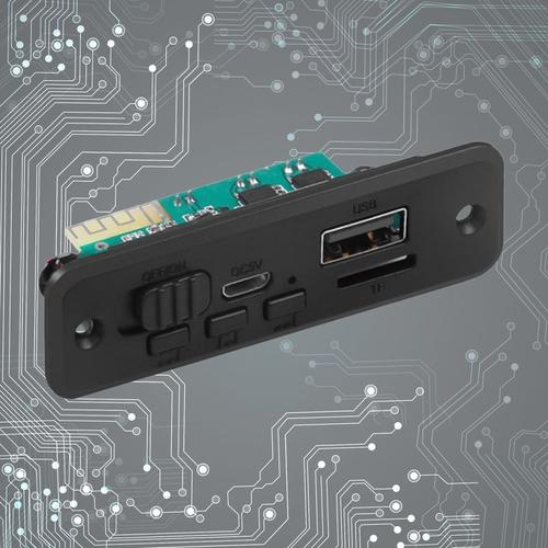 Carte décodeur MP3 Bluetooth 5V, écran couleur avec fonction d'appel, carte mère 2x3W, Module noir, prise en charge MP3 /WMA / WAV / FLAC / APE