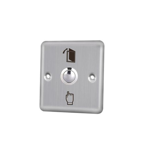 Joli de sonnette de porte en acier inoxydable, bouton poussoir, sécurité, contrôleur de panneau monté, accessoire d'entretien, carré