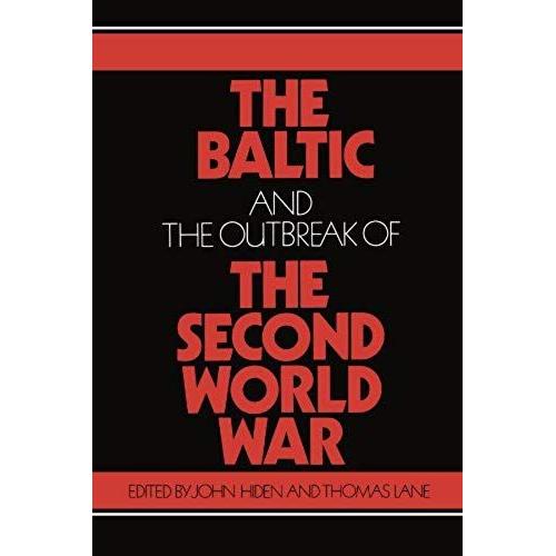 The Baltic And The Outbreak Of The Second World War