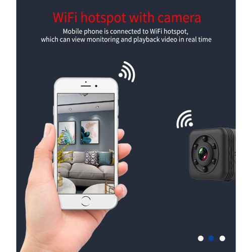 Caméra HD étanche version nuit, transmission en temps réel, caméra WiFi, outil de sécurité extérieur à domicile