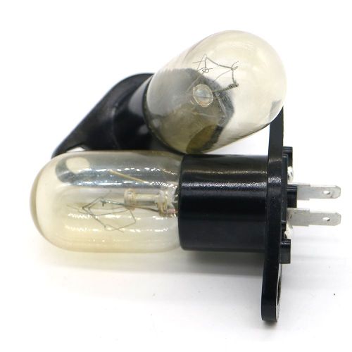 Ampoule pour four à micro-ondes 240V 20W, 2 pièces/lot, éclairage pour réfrigérateur, Design avec support de remplacement universel