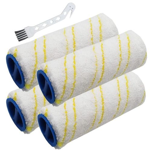 Rouleaux de remplacement multi-surfaces Karcher FC, compatibles avec les nettoyeurs de sol durs FC7 FC5 FC3 FC3D