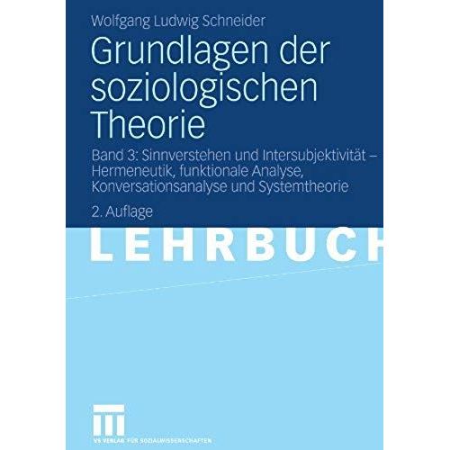 Grundlagen Der Soziologischen Theorie