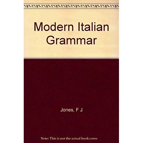 Modern Italian Grammar