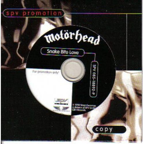 Motörhead - Snake Bite Love - Cd Promo
