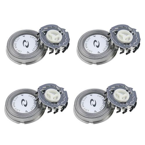 Lames de rechange pour tête de rasoir, 4 pièces, pour Norelco HQ3 HQ30/HQ32/HQ36/HQ300, argent