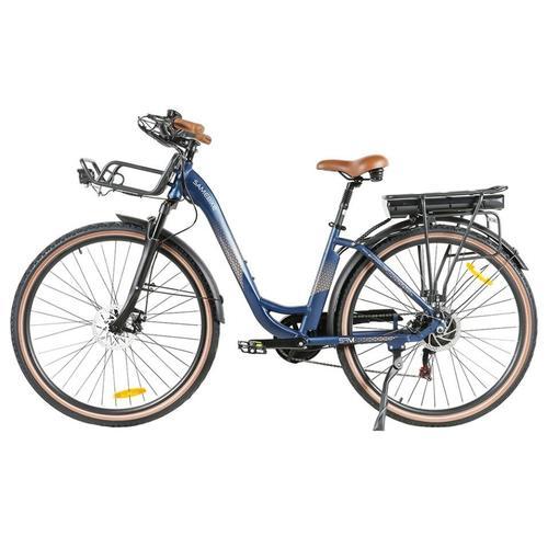 Samebike Rs-A07 Vélo Électrique, Moteur 500w, Batterie 36 V 13 Ah, Pneu 2,8 X 1,95 Pouces, Vitesse Maximale De 35 Km/H, Autonomie Maximale De 80 Km, Triple Suspension - Bleu