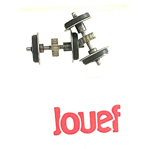 Lot Essieux Pour Bogie Moteur Motrice Tgv Pse Modélisme Ho 1/87 Jouef-Jouef