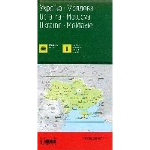 Ukraine - Moldawien, Straßenkarte 1:1.000.000, Freytag & Berndt