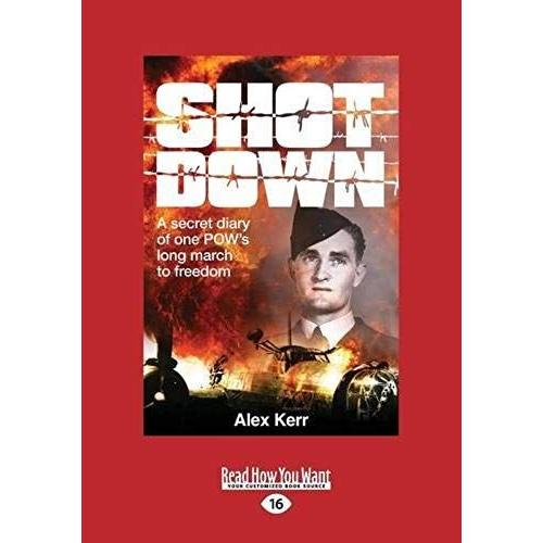 Shot Down: A Secret Diary Of One Pow's Long March To Freedom (Large Print 16pt)