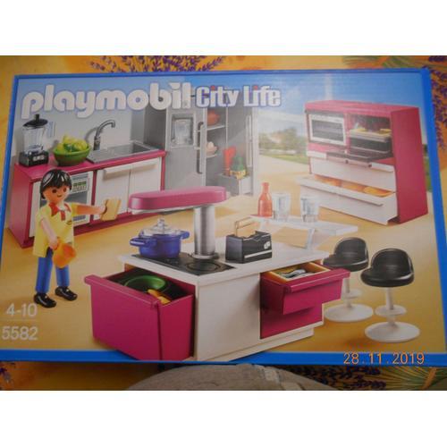 Playmobil City Life 5582 Cuisine avec îlot - Playmobil