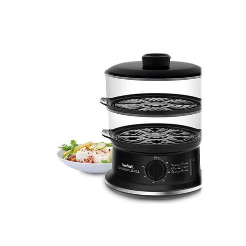 Tefal Convenient Series VC1401 - Cuiseur vapeur - 6 litres - 900 Watt - noir