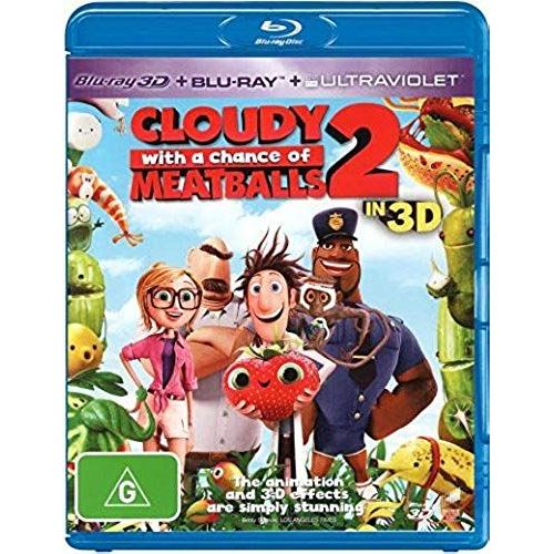 Cloudy With Chance Meatballs 2 [3d Blu-Ray + Blu-Ray] [Import - Australia]