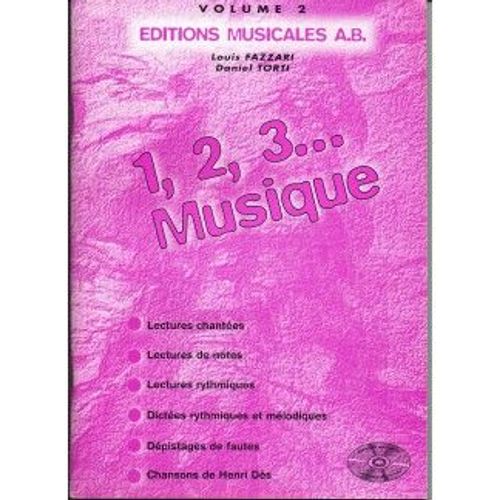 123 Musique Vol 2 - Livre De L'élève