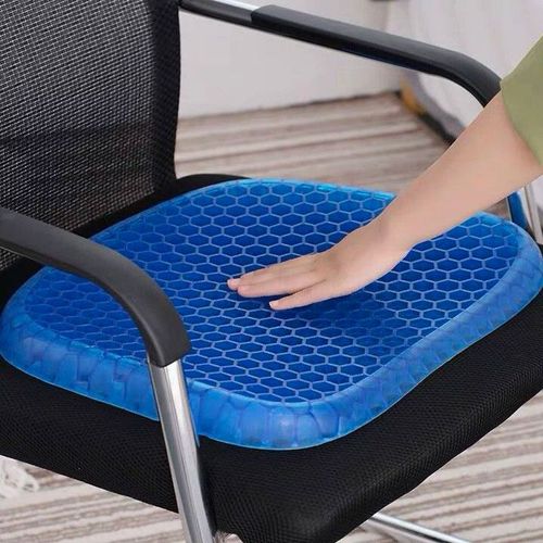 Shop-Story - Coussin D'assise Thérapeutique À Mémoire De Forme Avec Gel Et Revêtement Antidérapant