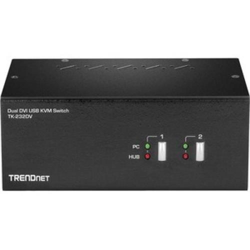 2-PORT DVI KVM SWITCH DUAL MONITOR