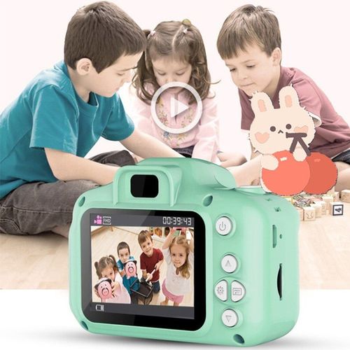 Appareil photo enfant, 1080P HD 32GB TF carte USB, Vert