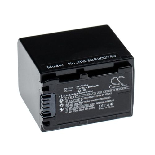 vhbw batterie compatible avec Sony HDR-CX450, HDR-CX625, HDR-CX680, HDR-PJ620, HDR-PJ675, NEX-VG30 appareil numérique camescope (2050mAh, 7.3V)