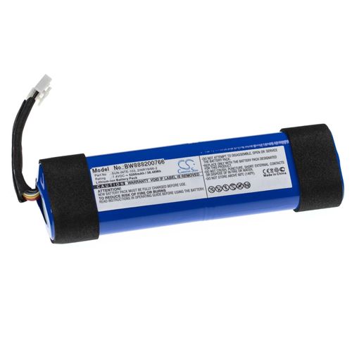 vhbw batterie compatible avec JBL Xtreme 2, XTREME2BLKAM, XTREME2BLUAM haut-parleurs enceintes (5200mAh, 7.4V, Li-Ion)