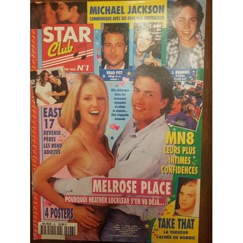 Star Club N96 Nov95 Magazine Revue Avec Mylène Farmer/Tlc/Jonathan Brandis/Take That/Melrose Place/Alliance Éthnik/Mn8/East17/Axelle Red/Pascal Obispo/Michael Jackson/Céline Dion/Brad Pitt/Yannick Deb