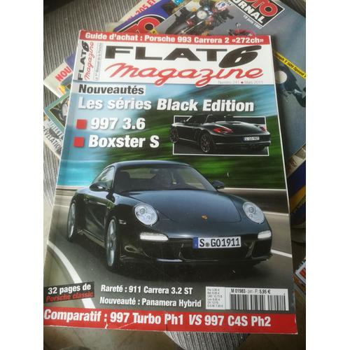 Flat 6 Magazine 241 De 2011 911 Black Edition,Boxster S Black,997 C4s Phase 2,997 Turbo Phase 1,993 Carrera 2,911 Carrera 3.2,911 St