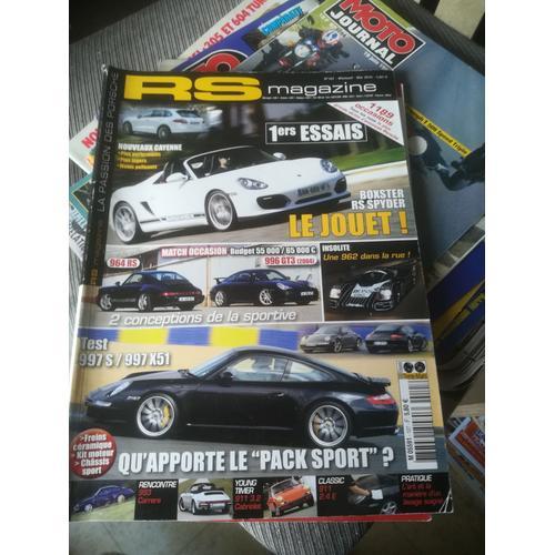 Rs Magazine 107 De 2010 Boxster Spyder,Cayenne S,Hybrid,Turbo,997 Carrera S,997 Carrera S X51,962,911 Carrera 3.2 Cab,964 Carrera Rs,996 Gt3,993 Carrera,911 2.4e