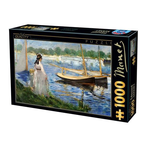 Puzzle 1000 Pièces Edouard Manet - Les Berges De La Seine À Argenteuil