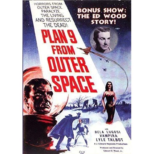 Plan 9 From Outer Space (Dvd) Horror (1959) 122 Minutes Starring: Gregory Walcott, Mona Mckinnon, Duke Moore, Tom Keene Directed By: Edward D. Wood Jr.