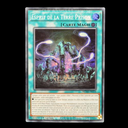 Yu Gi Oh Mzmi Fr034 Esprit De La Terre Prison Super Rare