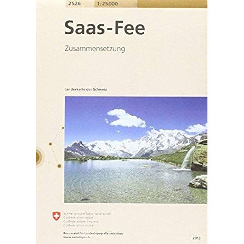 Swisstopo 1 : 25 000 Saas Fee