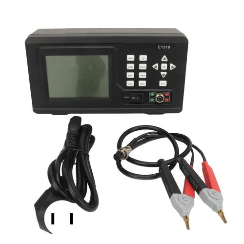 Compteur de faible résistance cc 10u¿ à 5k¿, écran LCD rétroéclairé, testeur Milliohm Portable, Micro ohmmètre 110-240VAC, prise US