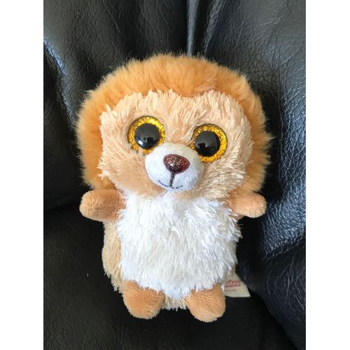 Doudou Peluche Keel Toys Mini Motsu Larry Lion Beige Brown Soft Plush Beanie Toy Small 4 Marron Blanc Et Yeux Brillant 11cm 