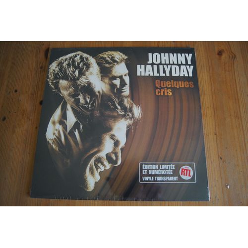 Johnny Hallyday Quelques Cris Maxi 45t Transparent Numerotee Sagan