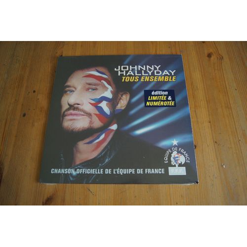 Johnny Hallyday Tous Ensemble Maxi 45t Numerotee 2002