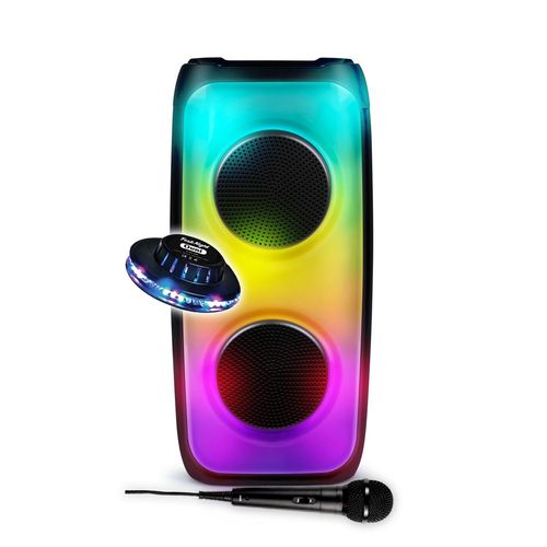 Enceinte Autonome Sono DJ BIG BEN PARTY PARTYBTHPM - 50W - Bluetooth USB SD - effets LED Jeu OVNI, Activation de Basses, Micro